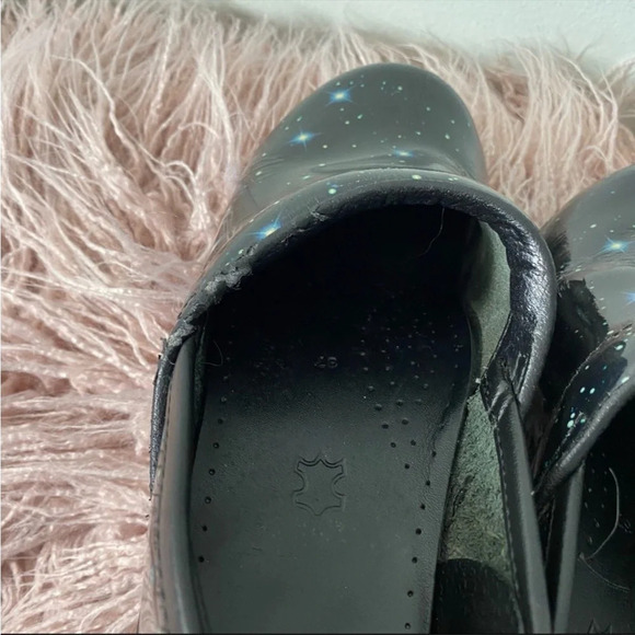 Dansko Black Galaxy Clogs - Picture 4 of 7